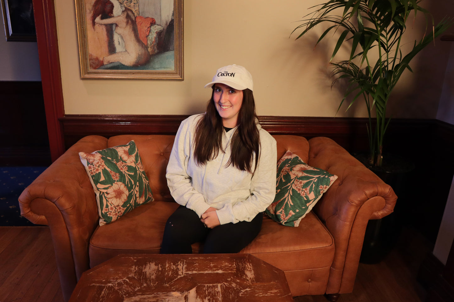 Caxton Cord Cap in White