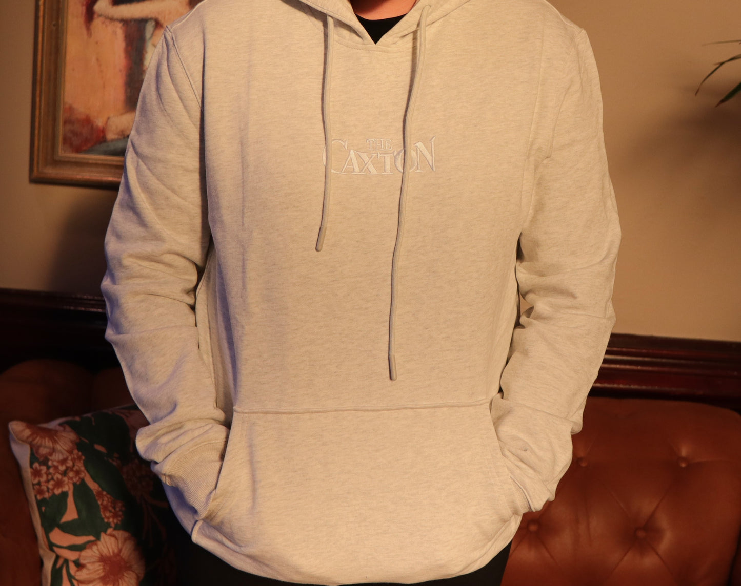 Caxton Hoodie in Heather Grey