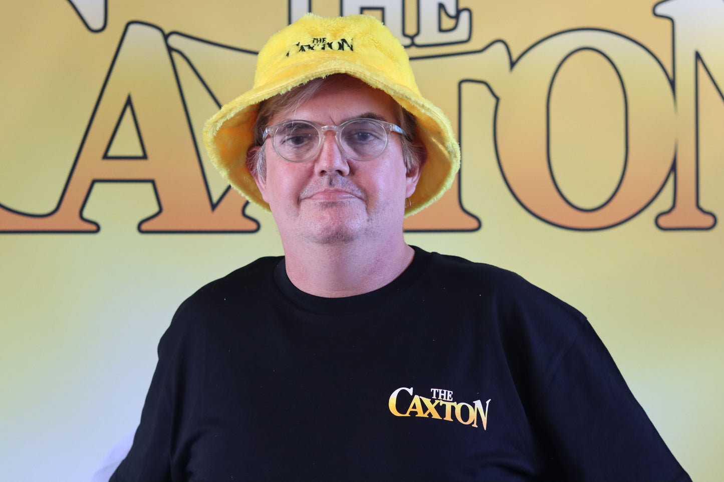 Caxton Fluffy Bucket Hat In Yellow