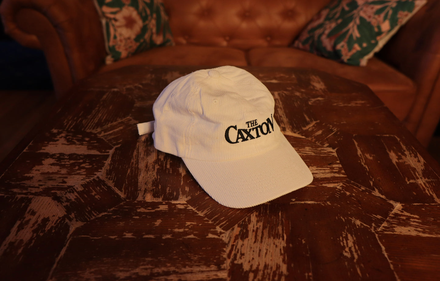 Caxton Cord Cap in White
