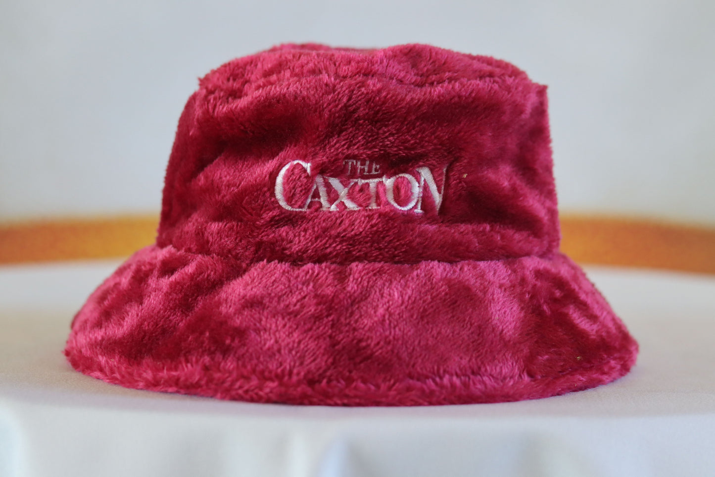 Caxton "QLDER!" Fluffy Bucket Hat in Maroon